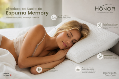 Pack 2 Almofadas Memory Foam Premium