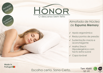 Pack 2 Almofadas Memory Foam Premium